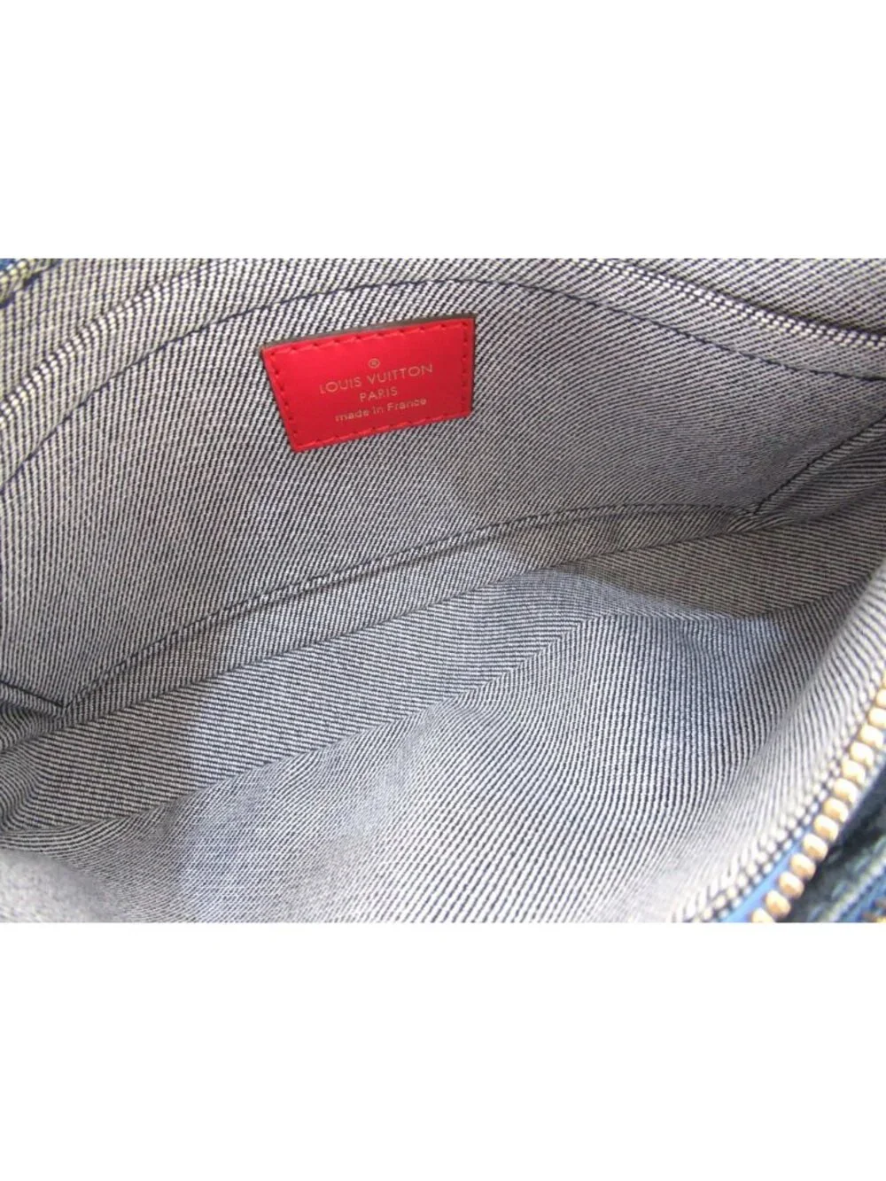 Louis Vuitton Multi Pochette Accessoires Monogram Denim Patchwork FULL SET